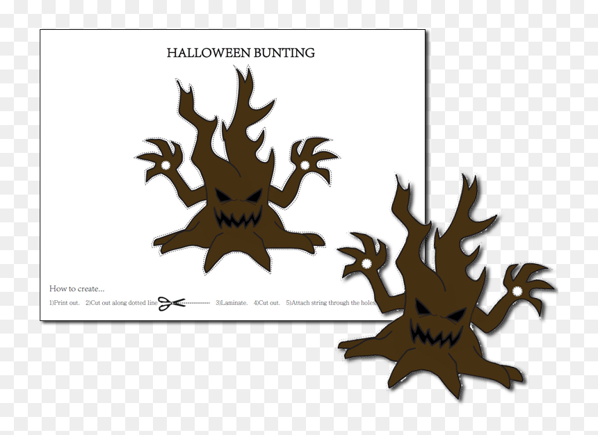 Emblem, HD Png Download - halloween tree png