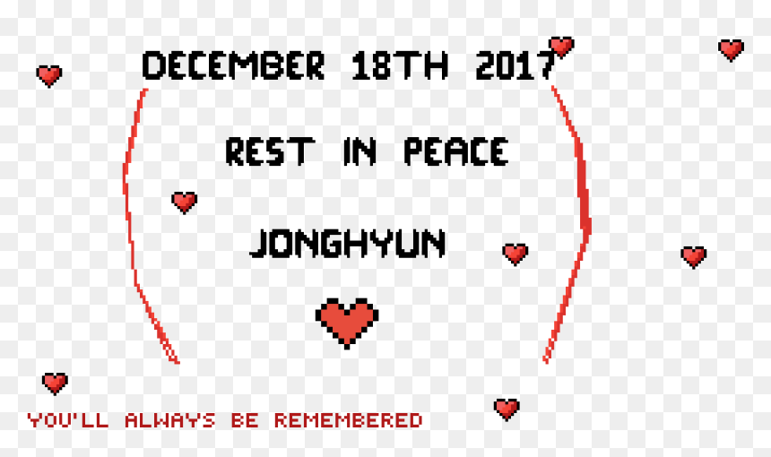 Kim Jonghyun Rest In Peace Hd, HD Png Download - rest in peace png