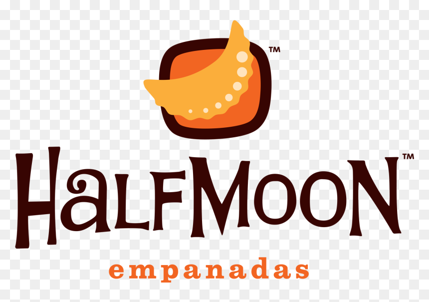 Transparent Half Moon Clipart - Half Moon Empanadas Logo, HD Png Download - empanada png