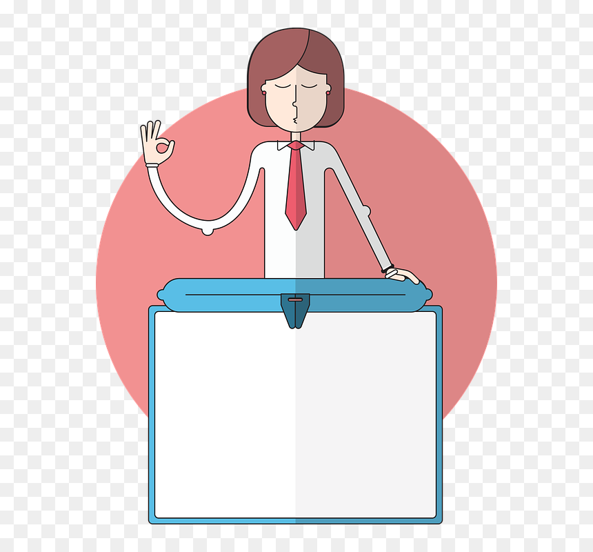 Woman, Tie, Smart, Thinking, Yoga, Rest, Calm, Peace - Clip Art, HD Png Download - rest in peace png