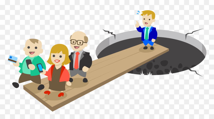 Cartoon, HD Png Download - people looking down png