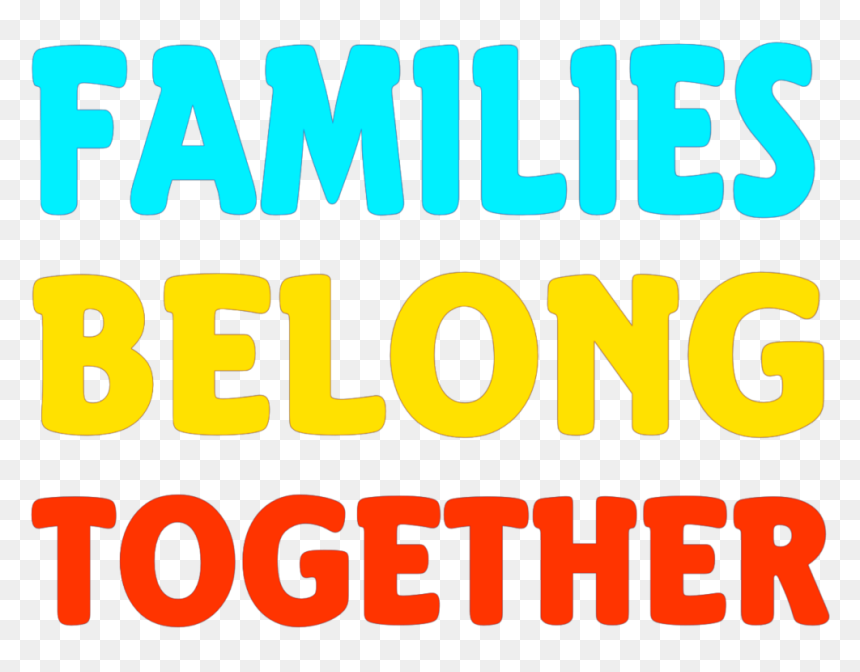#family #belongtogether #together #families #words - Orange, HD Png Download - family word png