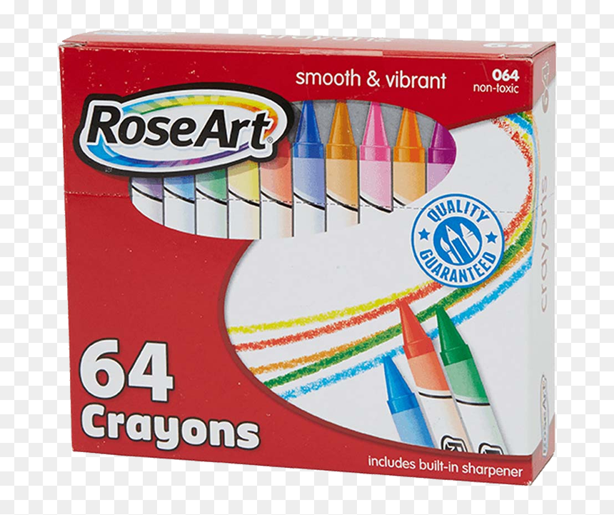 Rose Art, HD Png Download - red crayon png