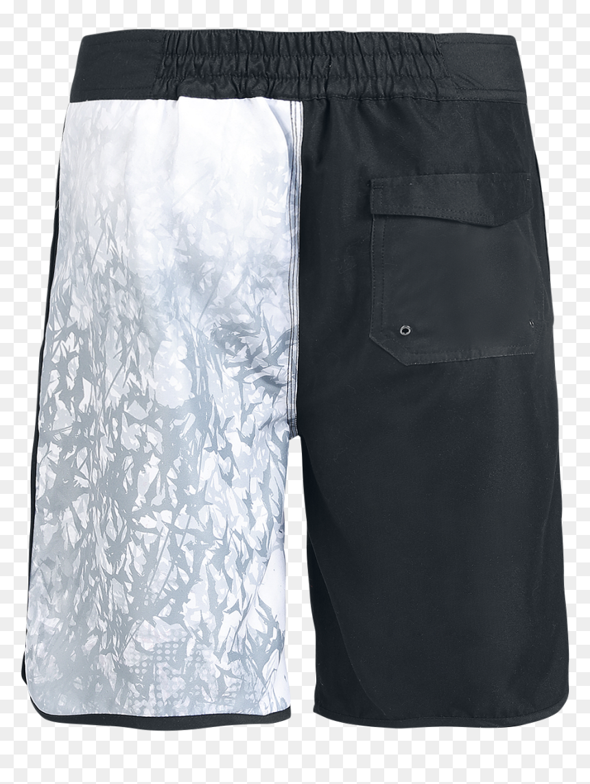 The Joker Hahaha Badeshorts Sort-hvid, HD Png Download - joker hahaha png