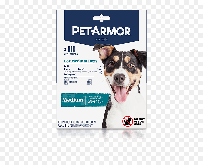 Petarmor Flea And Tick Treatment For Medium Dogs - Petarmor For Cats, HD Png Download - dog nose png
