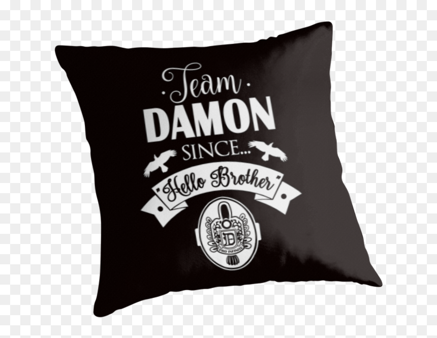 Throw Pillow, HD Png Download - damon salvatore png