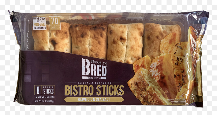 Brooklyn Bred Bistro Sticks 1080px - Garlic Bread, HD Png Download - breadstick png