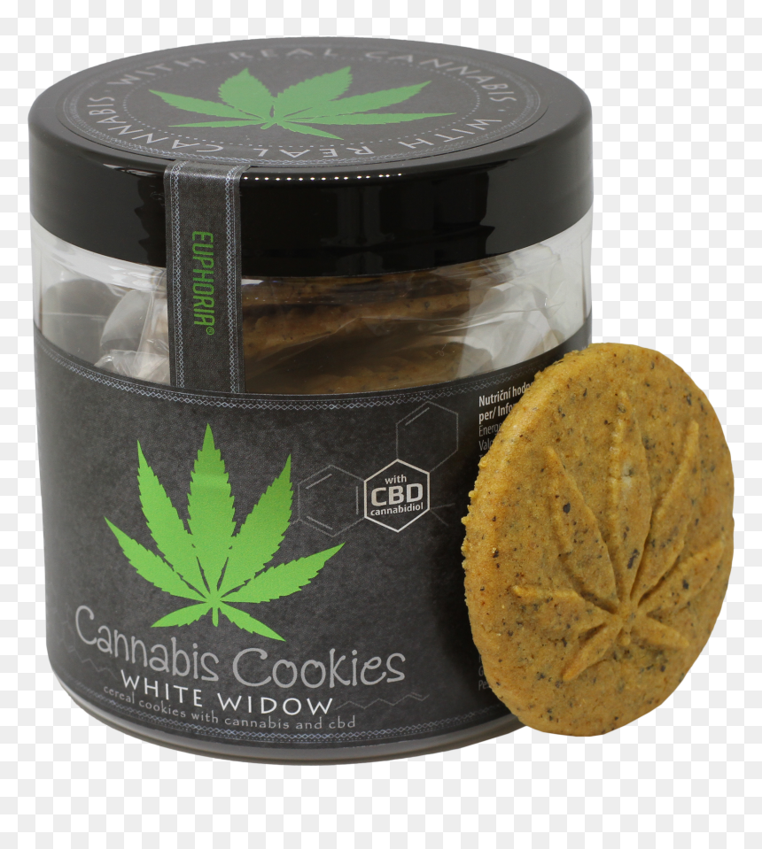 Cannabis Cookies White Widow, HD Png Download - jar of weed png
