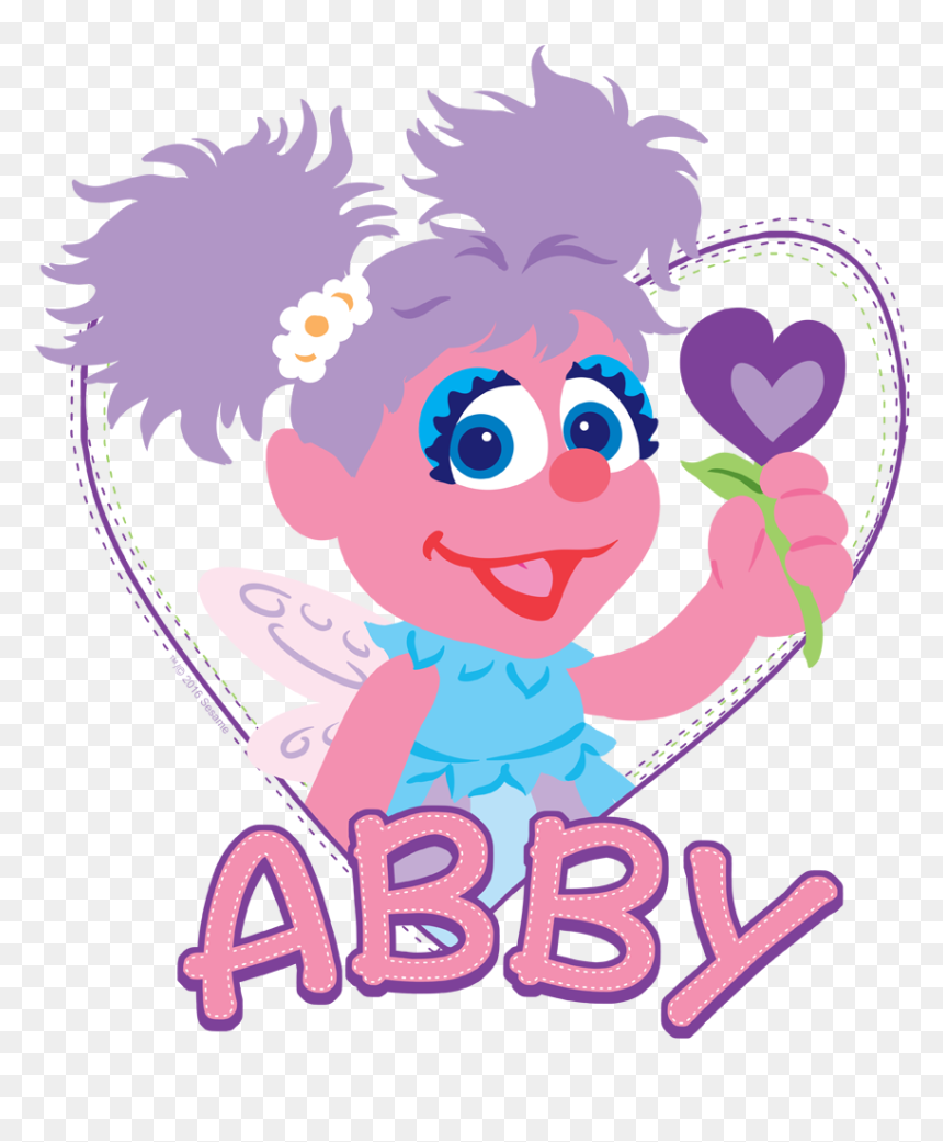 Transparent Baby Sesame Street Png - Abby Sesame Street Name, Png Download - abby cadabby png