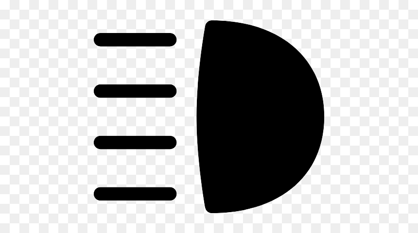 3-headlight - Circle, HD Png Download - headlights png