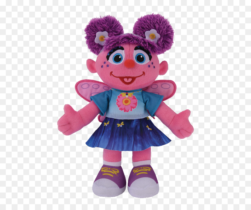Sesame Street Plush, HD Png Download - abby cadabby png
