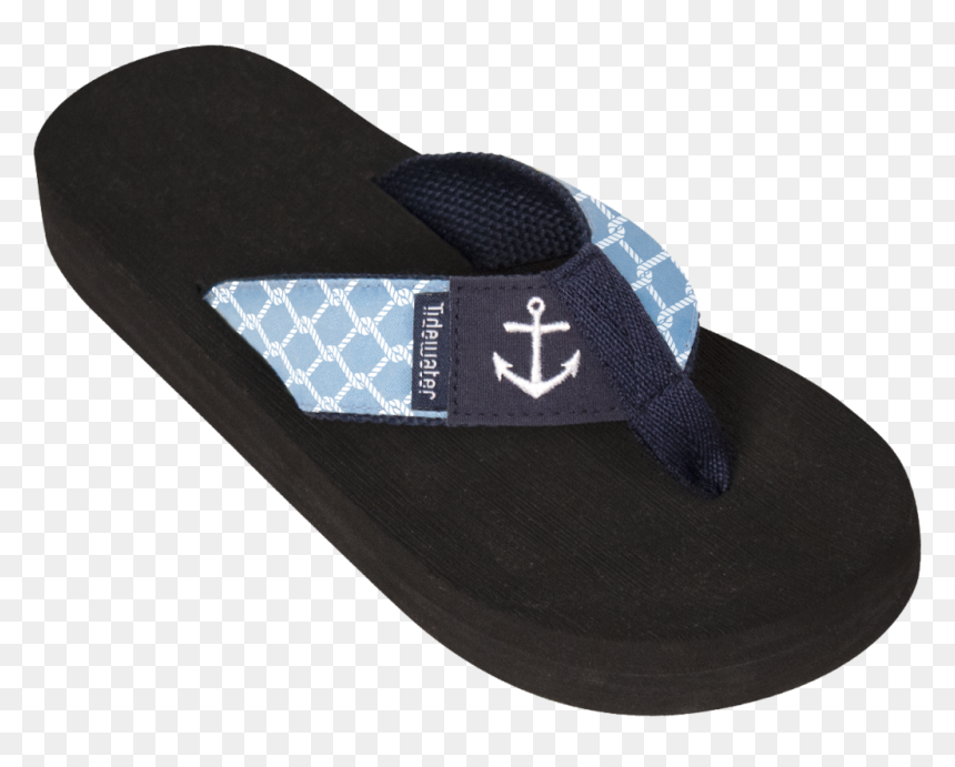 Flip-flops, HD Png Download - blue anchor png