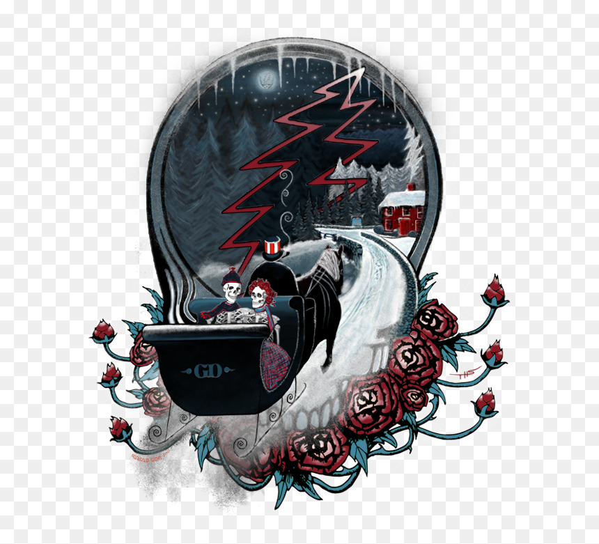 Merry Christmas Grateful Dead, HD Png Download - grateful dead png