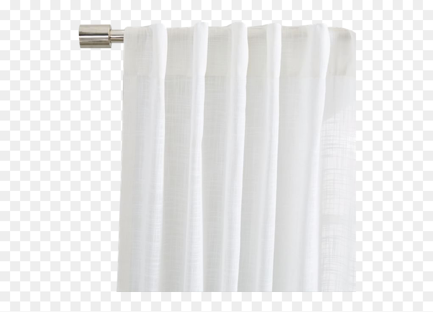White Curtain Sheer Crosshatch, HD Png Download - white curtains png