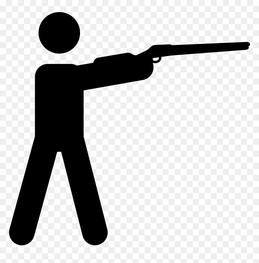 Hunting With Arm - Hunting Icon Png, Transparent Png - arm.png