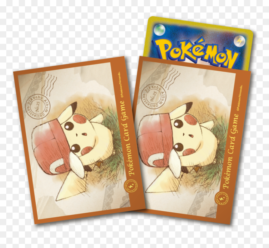 Pokemon Center Japanese Card Sleeves, HD Png Download - ash hat png