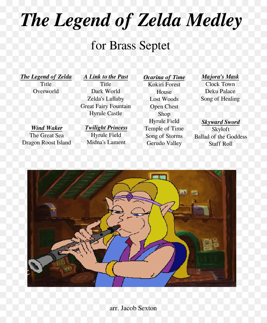 Zelda Wand Of Gamelon Flute, HD Png Download - princess zelda png