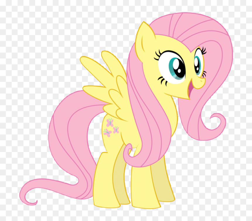 Cartoon Yellow Pegasus With Long Pink Mane Tattoo Design - Cartoon, HD Png Download - fire ember png