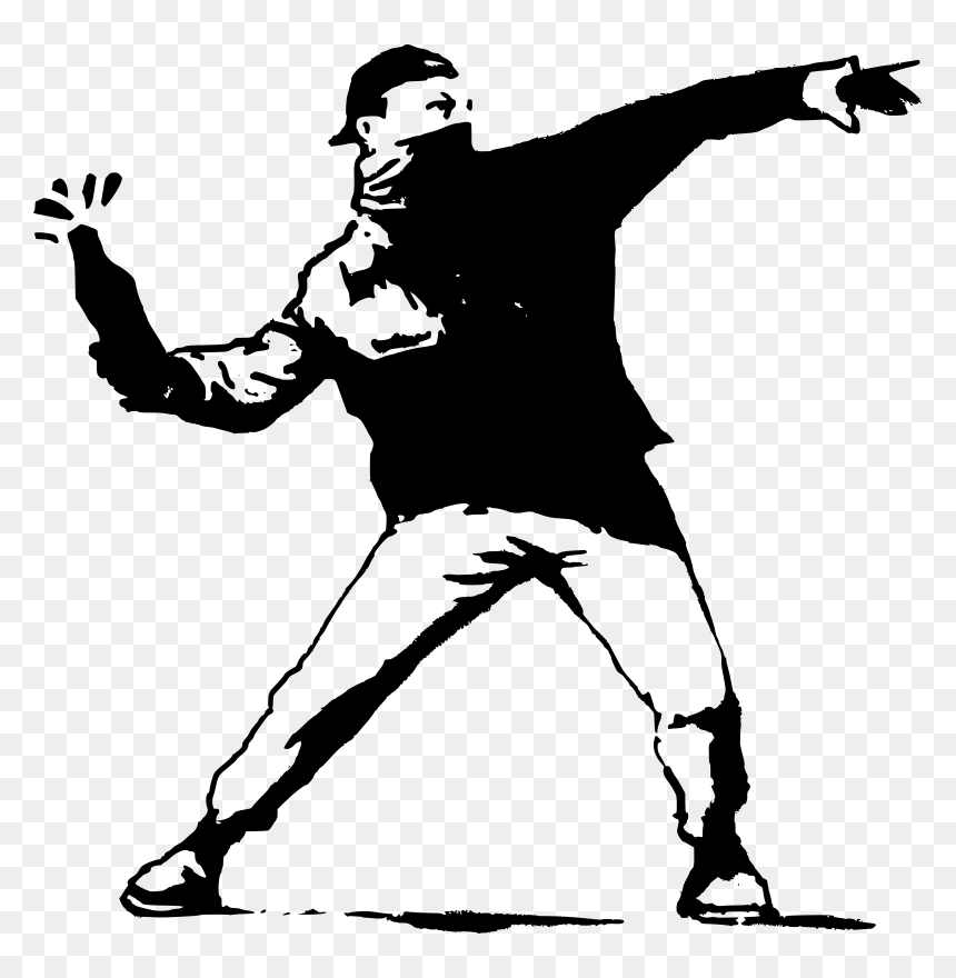 Molotov Cocktail - Man Throwing Molotov Cocktail, HD Png Download - molotov cocktail png