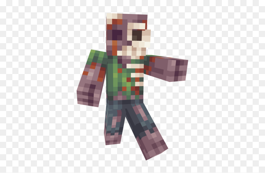 Minecraft Zombie Png - Pajamas, Transparent Png - minecraft zombie png