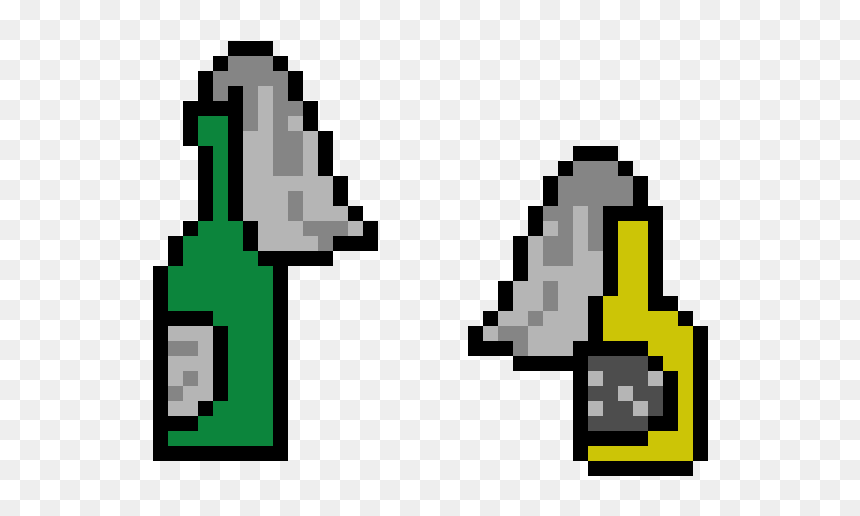 Tata Bt21 Pixel Art, HD Png Download - molotov cocktail png