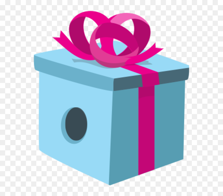 This Would Be The Dick In The Box Emoji - Box, HD Png Download - present emoji png