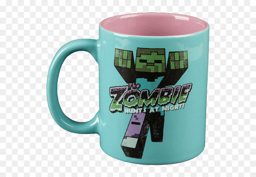 Mug, HD Png Download - minecraft zombie png