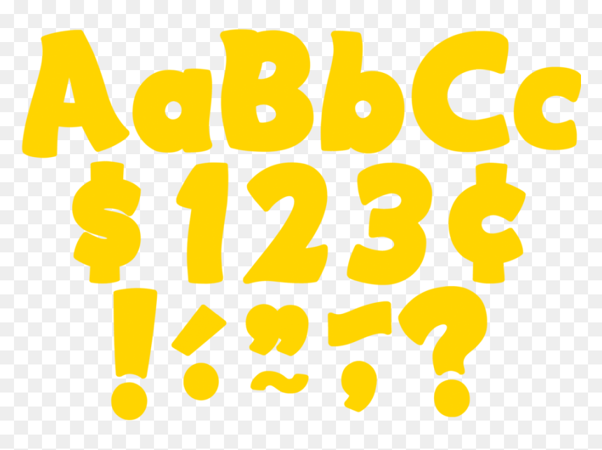 Tcr5818 Yellow Gold Funtastic - Illustration, HD Png Download - gold letters png