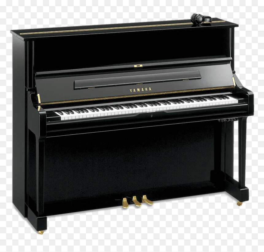 Antique Piano Clipart Transparent Png - Yamaha U1, Png Download - piano clipart png