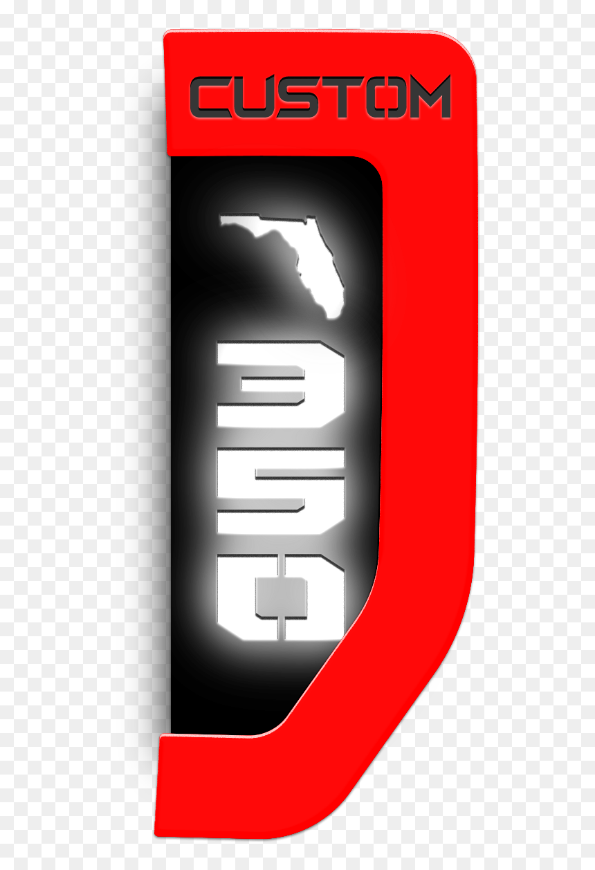 Florida - Carmine, HD Png Download - florida state outline png