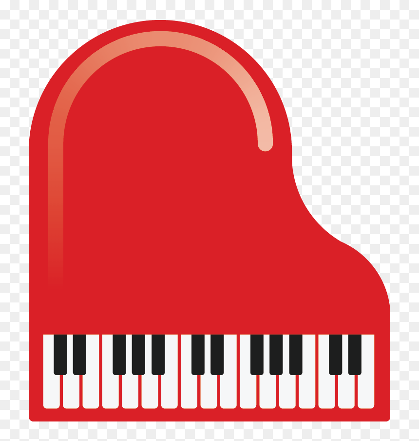 Piano Clipart Toy Piano - Red Piano Png, Transparent Png - piano clipart png