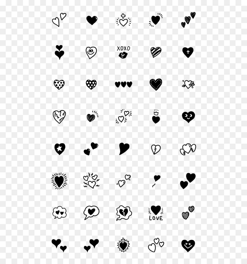 Clip Art, HD Png Download - black heart clipart png