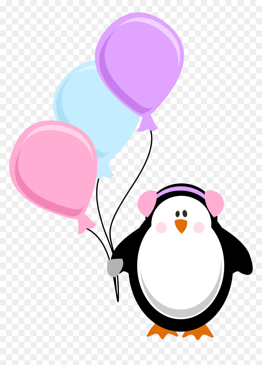 Transparent Winter Png Clipart - Penguin Birthday Clipart, Png Download - penguin clipart png