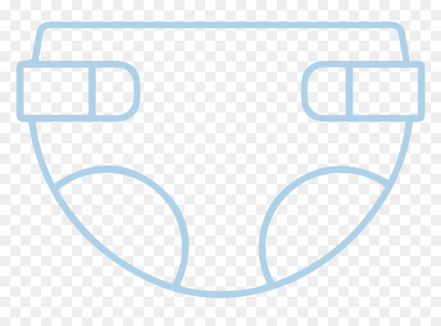 Transparent Positive Pregnancy Test Clipart - Baby Nappy Cartoon, HD Png Download - teen titans logo png