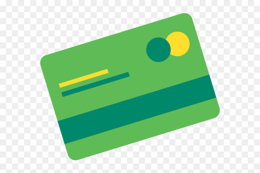 Credit Card Green - Sign, HD Png Download - green rectangle png
