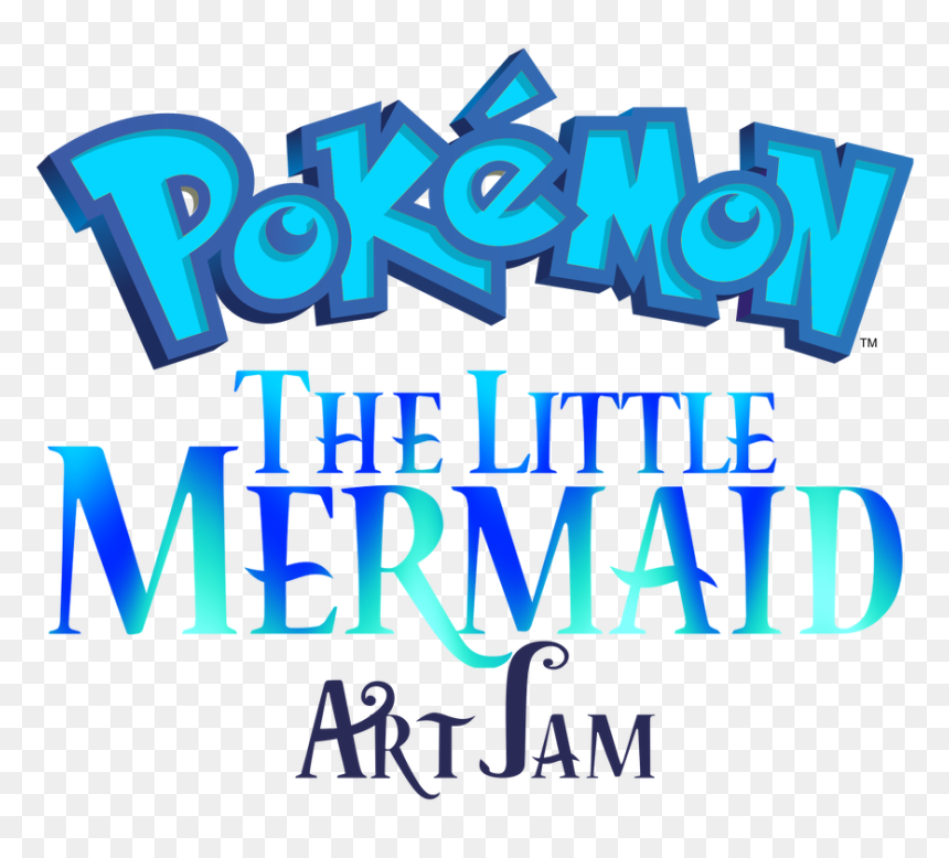 The Little Mermaid Logo Png - Pokemon Black And White Siivagunner, Transparent Png - little mermaid logo png