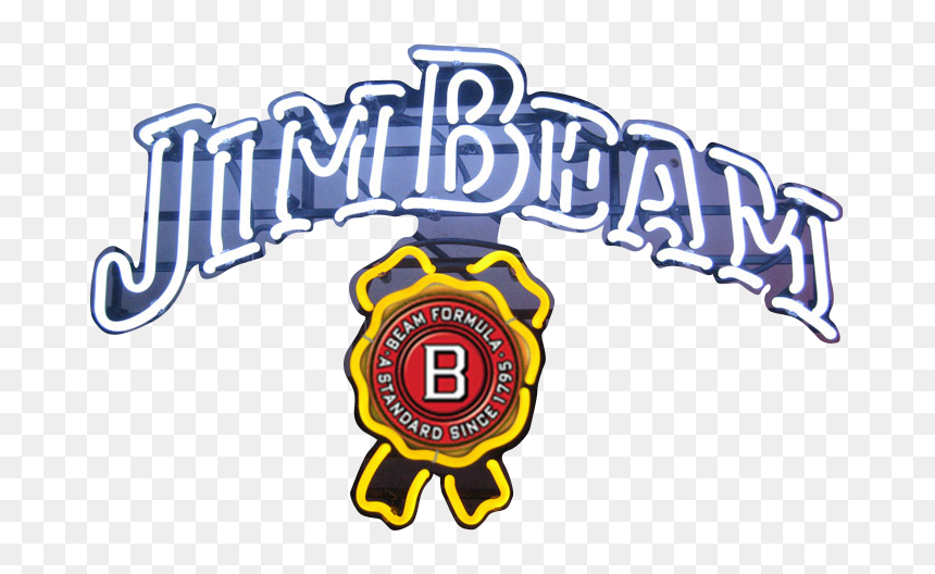 Jim Beam Neon Light, HD Png Download - jim beam logo png