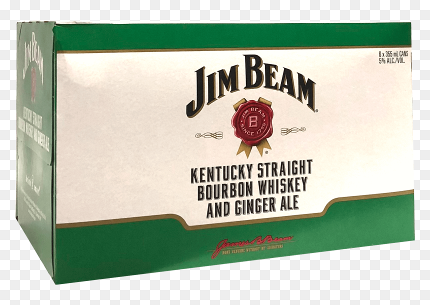 Jim Beam Whiskey And Ginger Ale, HD Png Download - jim beam logo png