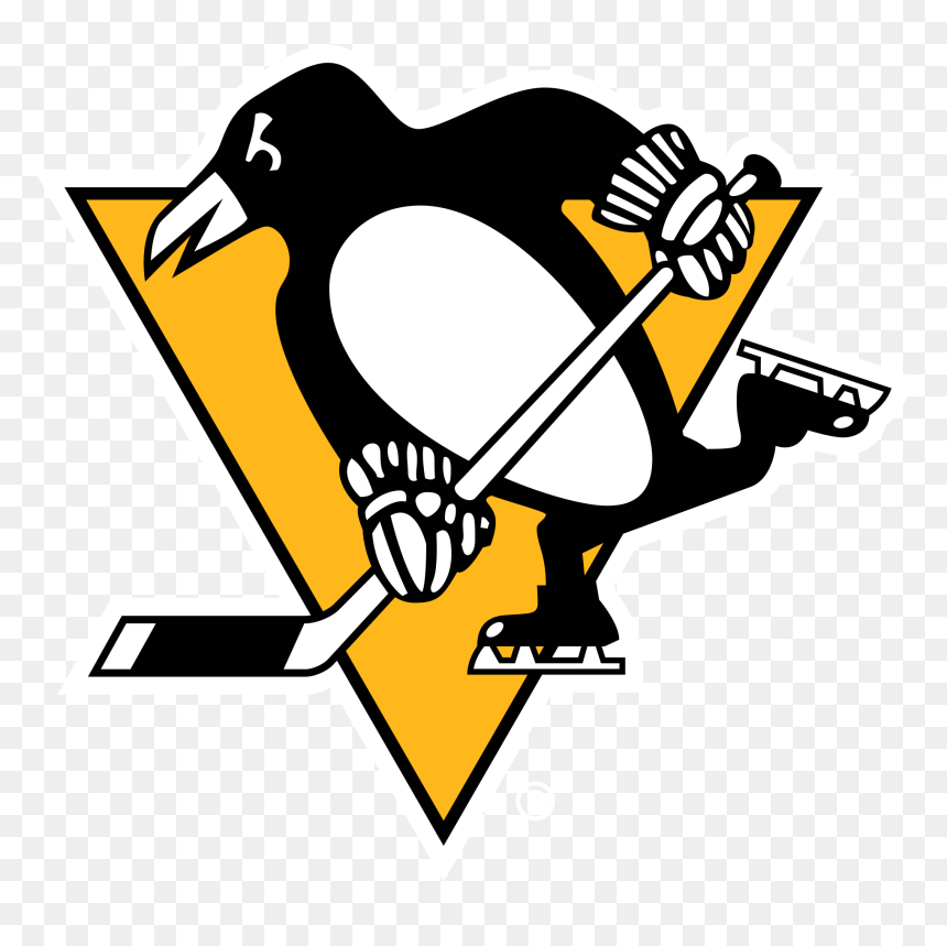 Penguin Clipart Tough - Pittsburgh Penguins Logo Png, Transparent Png - penguin clipart png
