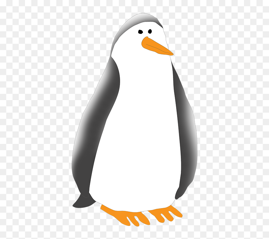 Cute Strange Penguin Clipart - Adã©lie Penguin, HD Png Download - penguin clipart png