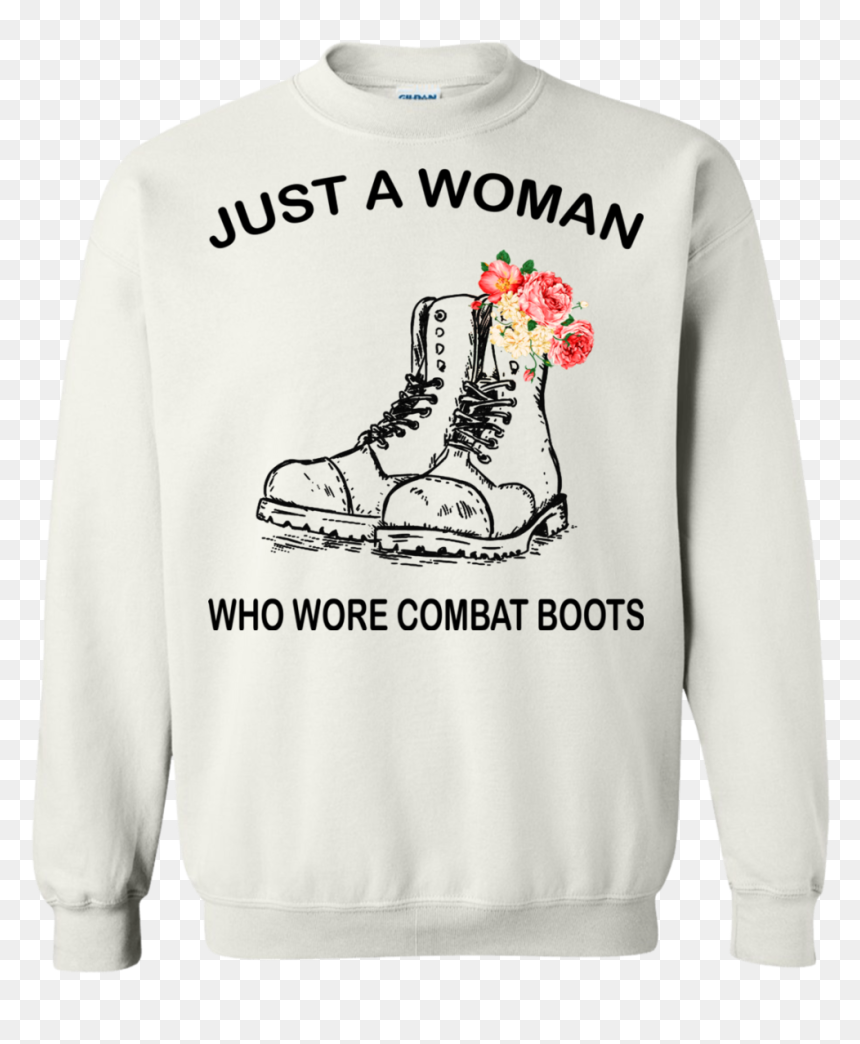 Just A Woman Who Wore Combat Boots Shirt, Hoodie - Just A Girl Who Loves Luke Bryan Sweatshirt, HD Png Download - combat boots png