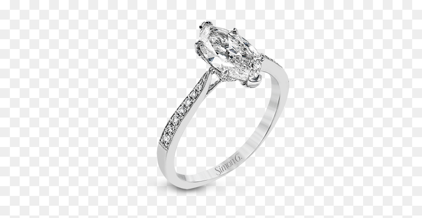 18k White Gold Engagement Ring Tipton"s Fine Jewelry - Engagement Rings, HD Png Download - white ring png
