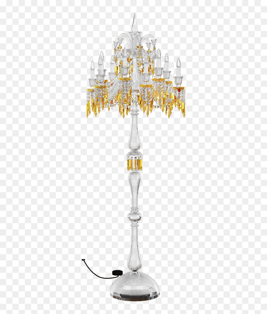 Zenith Charleston 12l Floor Candelabra3d View"
 Class="mw - Baccarat Floor Lamp Zenith, HD Png Download - candelabra png