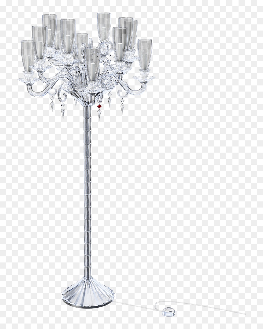 Mille Nuits 12l Floor Candelabra Hurricane Shade Holders - Chandelier, HD Png Download - candelabra png