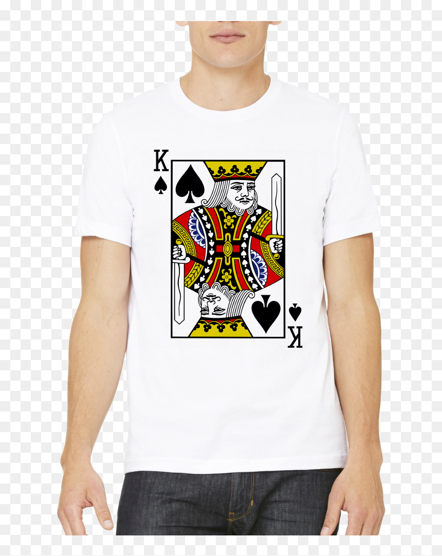 Standard White King Of Spades - King Of Card Pack, HD Png Download - king card png