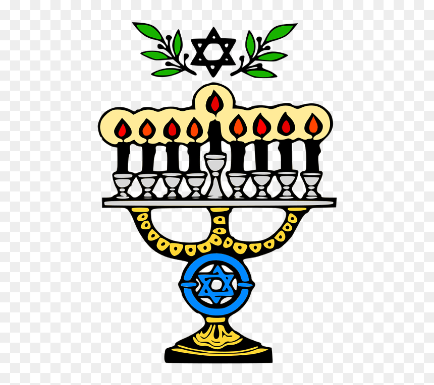 Menorah, Candelabra, Candelabrum, Candle, Hannukah - Menorah, HD Png Download - candelabra png