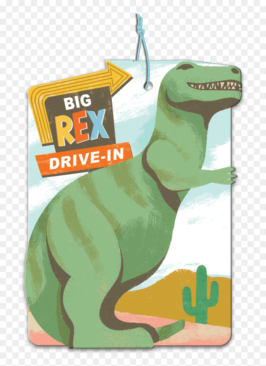Dinosaur Air Freshener, HD Png Download - dinosaur cartoon png