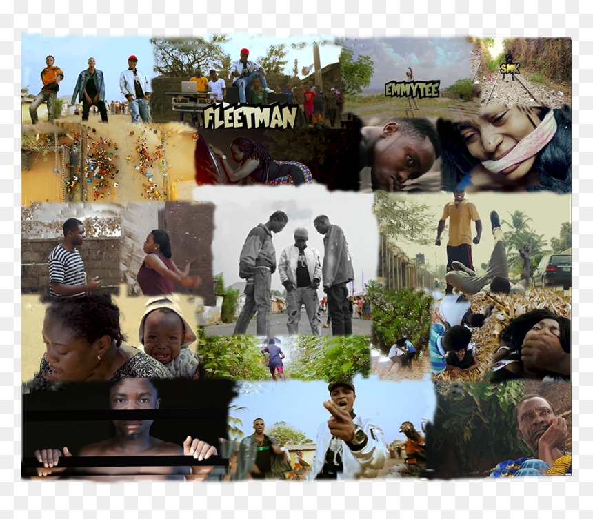 Vmusic Ft - Collage, HD Png Download - ghetto png