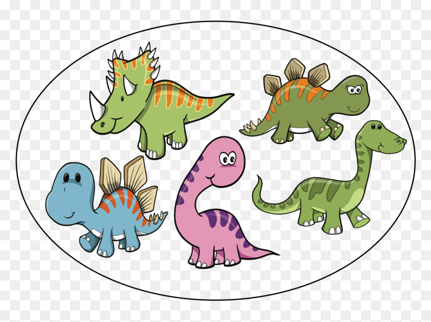 5 - %281%29 - 5 Little Dinosaurs, HD Png Download - dinosaur cartoon png