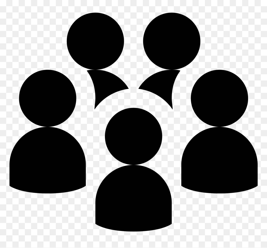 Crowd Clipart Employee Icon - Groupe Png, Transparent Png - crowd icon png